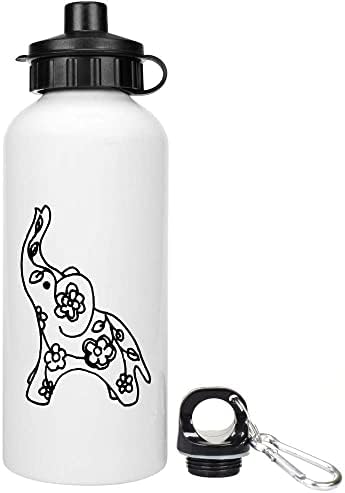 Бутилка за вода / напитки Azeeda 600 мл Цвете слон за Еднократна употреба (WT00056179)