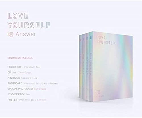 BTS - [Love Yourself 結 'Answer'], 4-ти албум на Случайни версия 2CD + 116p Книга + 20p Мини-книга + 1p фотокарточка + 1p