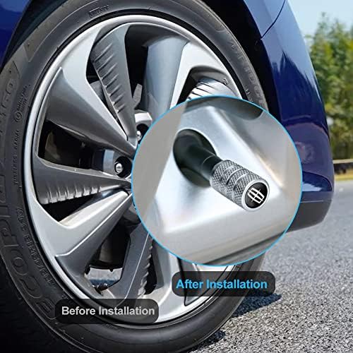 4 Бр. Капачки за Вентили за Автомобилни гуми за Lincoln Navigator MKX MKC MKZ Nautilus Continental, Делото Състав на вентила