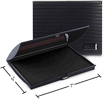 Инфузионная Чернильная Възглавница с размер 5 x 7 инча за Гумени Печати - Черно-Лилава Опаковка