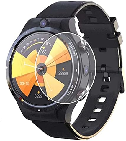 Puccy 3 Опаковки, Защитни фолиа, изработени от закалено стъкло на екрана, съвместим с умни часовник LEMFO LEM 15 LEM15 Smartwatch