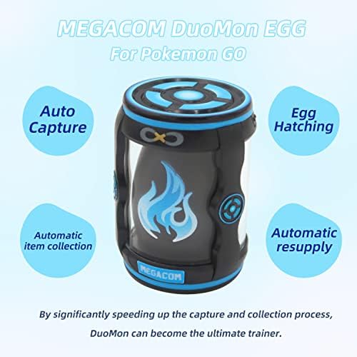 Mcbazel MEGACOM DuoMon Egg 2022 Обновена версия на безжичен Bluetooth-устройството MEGACOM Catchmon Go за iPhone и Android, с дълъг живот