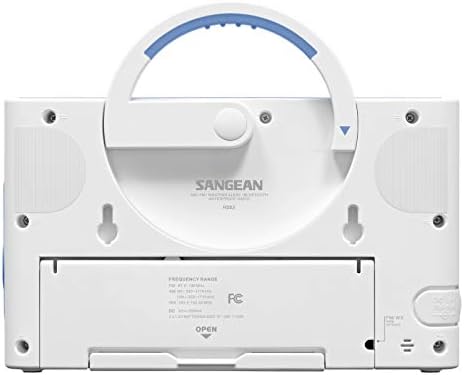 Портативен AM/FM/Сигнал за времето Sangean H202 с цифрова Настройка, Водонепроницаемое радио за душ с Bluetooth (актуализиран)