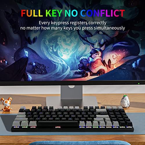 Ръчна Детска клавиатура HUO JI E-YOOSO Z-19 с подсветка True RGB, 5-контактни ключове син цвят с възможност за гореща замяна, с цифрова