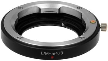 Адаптер за закрепване на обектива Fotodiox, фотоапарат Leica M, за Micro 4/3 на Olympus PEN и Panasonic Lumix