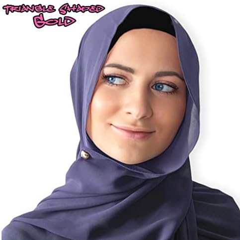 Магнити за хиджаба | Най-трайни търговски Магнитни игли за хиджаба | Кръгла форма, във формата на сърце и триъгълник | Мат, кристални,