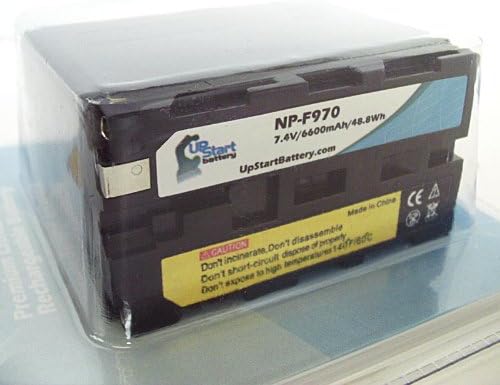 Батерия Парвенюшки NP-F970 Взаимозаменяеми Батерия за цифрови видеокамери Sony (6600 mah, 7,4 В, литиево-йонна батерия)