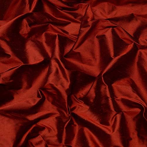 Коприна Bossa Red Shantung, коприна тъкани, двор ширина 54 инча