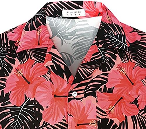 2023 Нови Хавайски Ризи за Мъже с Къс Ръкав Regular Fit Мъжки Ризи с Цветен Модел, Ризи медицински Сестри с Дълъг Ръкав