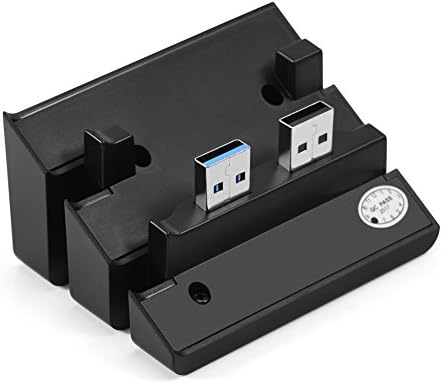 Vipxyc 5-Портов USB hub, Многопортовый USB-хъб с led подсветка, Адаптер за контролер разширение за конзолата Playstation 4 Pro