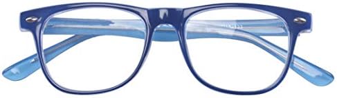 ALWAYSUV Light Blue Shield Компютърни Очила за четене/игри за деца, Анти-Синя Светлина, 90% Защита от ултравиолетови лъчи, Нисък Нарушаване