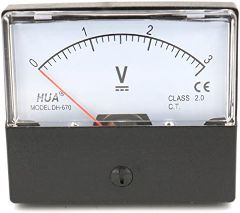 Волтметър Baomain DH-670 Правоъгълен клас 2,5 постоянен ток 0-3V