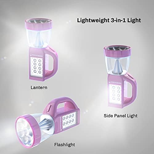 Led фенер Stalwart 3-в-1 е Компактен, лек походный лампа, фенерче и панел за осветление за четене и извънредни ситуации от Wakeman Открито