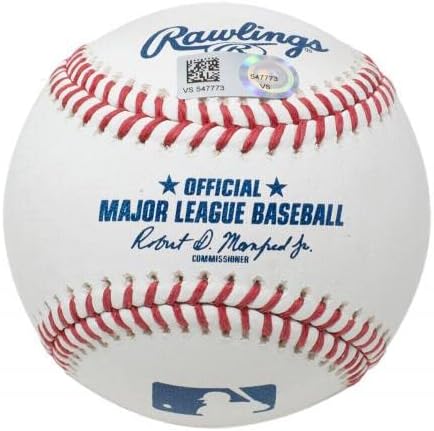 Майк Пъстърва Подписа Angels MLB Бейзбол Надпис The Kid с Голограммой MLB в Калъф - Бейзболни Топки с Автографи