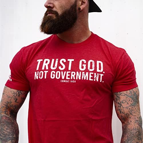 Доверете се на Бога, а не на правителството - Мъжки Графична тениска с Къс ръкав