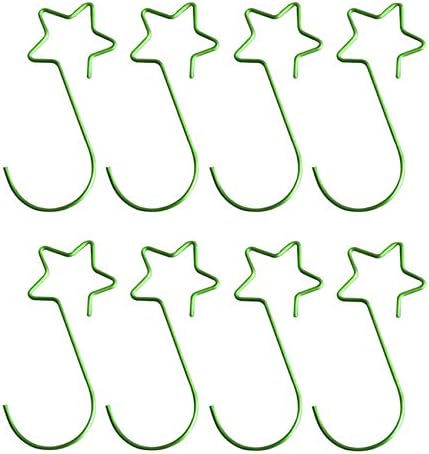 BesYouSel 60 бр. Метални Куки за Венци Коледна Украса Куки Звезда с Форма На Кука за Венци Мини-Закачалки Украса за Коледната