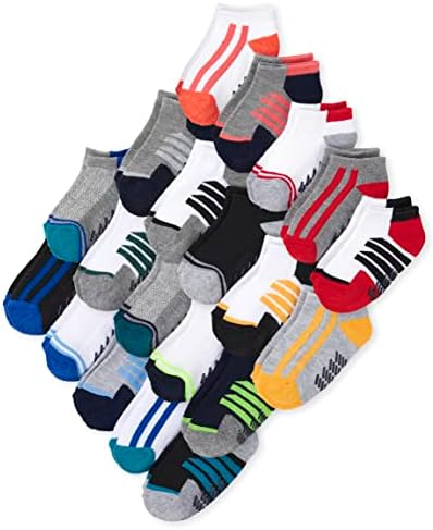 The Children ' s Place Чорапи на щиколотках за новородени момчета И деца 20 броя в опаковка