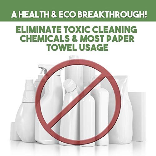Кърпички за почистване на Нано Towels | за Почистване само с вода, без химикали, хартия или консумативи от микрофибър не се изисква.