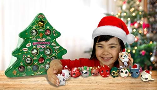 Коледен адвент-календар Squeezamals Micros - Празнична игра комплект от 12 Малки герои, с които може да се разкрие и с които да се възхищават!