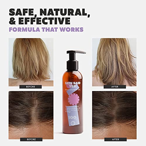 Комплект за грижа за косата Skin Said Yes Ultimate - Работа с горещо масло с Оризова вода и масло за растежа на косата, Работа