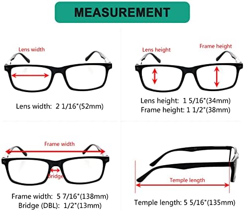 Мъжки слънчеви очила за четене Eyekepper - 5 двойки ридеров за мъже - комплектът включва слънчеви очила за четене + 1,50