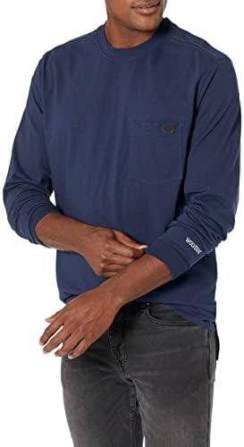 Мъжки Памучен Тениска с дълъг ръкав и джоб WOLVERINE Гардиън от памук
