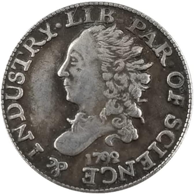 Възпоменателна Монета с косата си Ръчно изработени 1792 Достойнство в Полцента