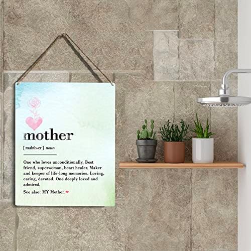 Дървена Табела с образа на Майката, Подаръци за мама, Дървени Подвесная Табела за Офис, Спалня, Хол, Дома, Подаръци за Деня на Майката,