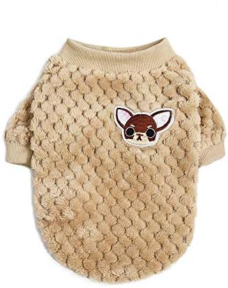HonpraD Пуловери за момичета и кучета за по-Големи Кучета, Монофонични Жилетка с модел от Карикатура, Облекло за Кучета, Топло