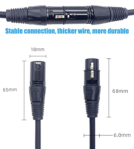 Кабели XLR Кабел XLR микрофон аудио кабел XLR между мъжете и жените за смесване на микрофон, запис с фотоапарата, Миксера, динамика, усилвател