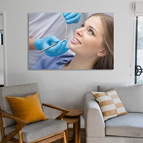 BLUDUG Стоматологичен офис Плакат Лечение на Зъбите Плакат Украса Стоматологични кабинета (3) Платно Картина Стенен Художествен Плакат за Спалня