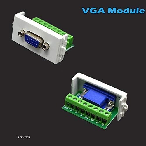 Информация за Пристанището модул, VGA Стенни панела на Кутията с Модул Стенни Предна панел Конектор за контакти