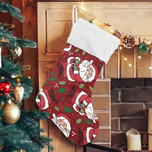 JSTEL Дядо Коледа е Коледен Отглеждане Висящи Бижута Бижута, Голяма Камина Окачени Чорапи Коледен Декор