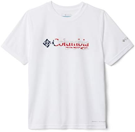Тениска с графичен лого на марката за момчета Columbia с принтом PFG