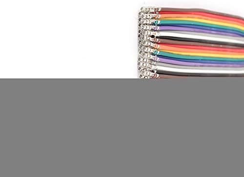 Aexit 10 см Двойна Корона за Аудио и видео Аксесоари, 40Pin F/F Цветна Скок Cable Конектори и Адаптери на Съединителната Линия