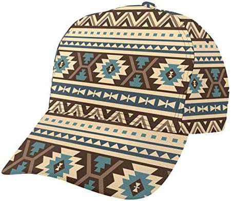 Wozukia Aztec Pattern Ежедневно Солнцезащитная Бейзболна шапка на открито, Шапката е В Традиционен Национален Стил, Текстура, Дамска