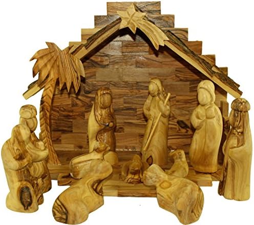 Коледен Комплект от Маслиново Дърво Holy Land Market - Модерен Стил