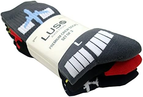 Комплект от 3 чифта чорапи премиум-клас на екипажа в авиационната тема