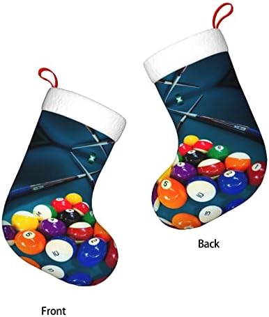 Биллиардные Персонализирани Коледни Чорапи за Украса на Дома Празнична Коледно парти