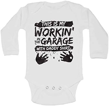 Боди за отца и сина и Тениски за деца - Колекция блузи Garage Work with Dad Construction