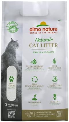 Натурален пълнител за котки almo nature е на растителна основа £ 10 от 77