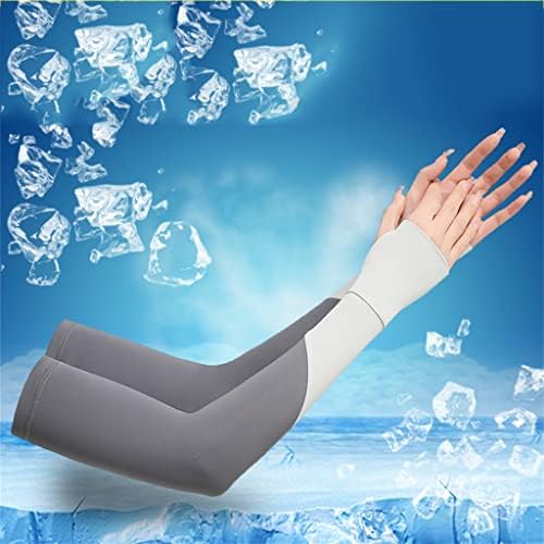 Ледена ръкав Годишният Ледена Копринен ръкав За мъже и жени Срастване на Удължен Външно ръкави Armguard (Цвят: C размер: Един размер)