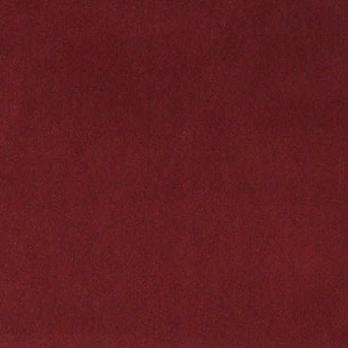 Бордовая обивочная кърпа от естествен памук, кадифе A0000O от The Yard
