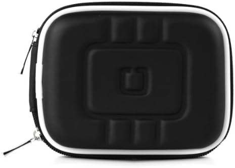 Черен Защитен калъф EVA Cube за носене с Мрежесто джоб за Компактни цифрови фотоапарати Olympus