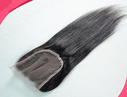 2018 Популярна DaJun Hair 8A 3-Лентов Лейси Закопчалката С Лъчите на Преки Бразилски Коса Virgin Пакет се Предлага от 3 греда И