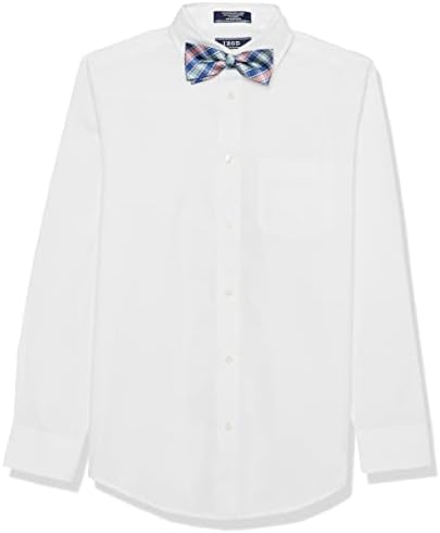 Риза с дълъг ръкав и яка, копчета за момчета IZOD, вратовръзка и нагрудным джоб