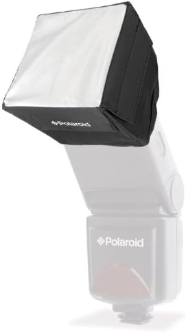 Лещи флаш Polaroid Mini Universal Studio Soft Box (екран 3,5 х 3,5 инча) за светкавици Canon Speedlite 580EX, 580EX II, 430EX,