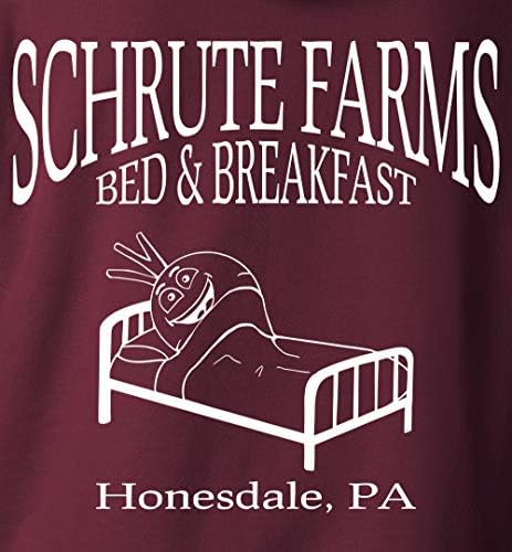 Hoody Beetwine Essentials Schrute Farms Bed & Breakfast с качулка - Унисекс