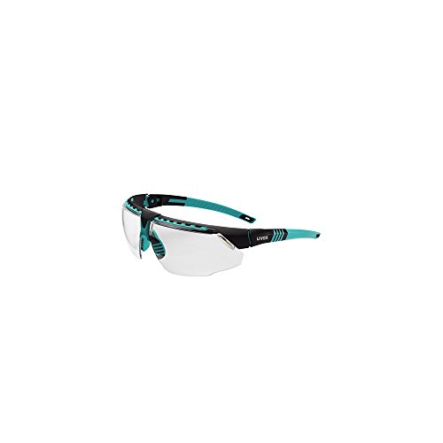 Регулируеми защитни Очила Uvex S2880 Avatar с Твърдо покритие против надраскване, Стандартни, Тюркоаз /Черен