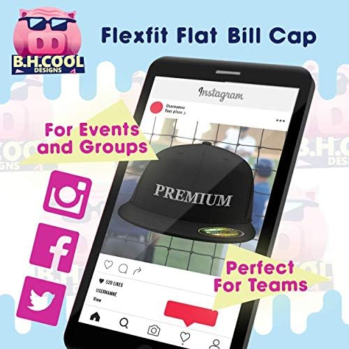 има и Пакистан? - Flexfit 6210 Структурна шапка с плосък козирка | Модни бейзболна шапка с бродерия за мъже и жени